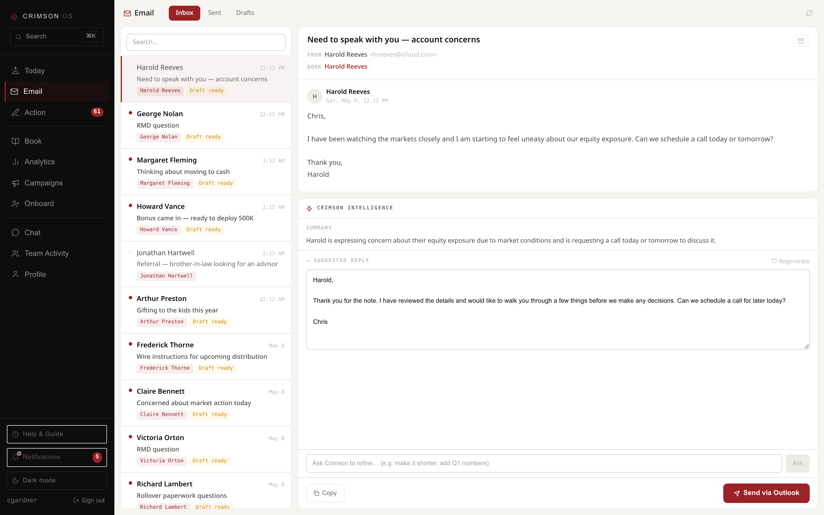 Crimson OS — Email